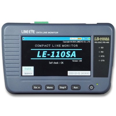 Photo1: Data Line Monitor (Async RS-232C, RS-422/485)
